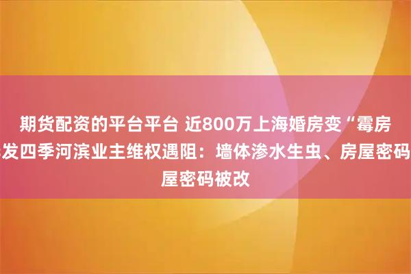 期货配资的平台平台 近800万上海婚房变“霉房” 华发四季河滨业主维权遇阻:墙体渗水生虫、房屋密码被改